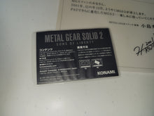 Load image into Gallery viewer, Metal Gear Solid 2 pre release promo card/cd - toy action figure gadgets