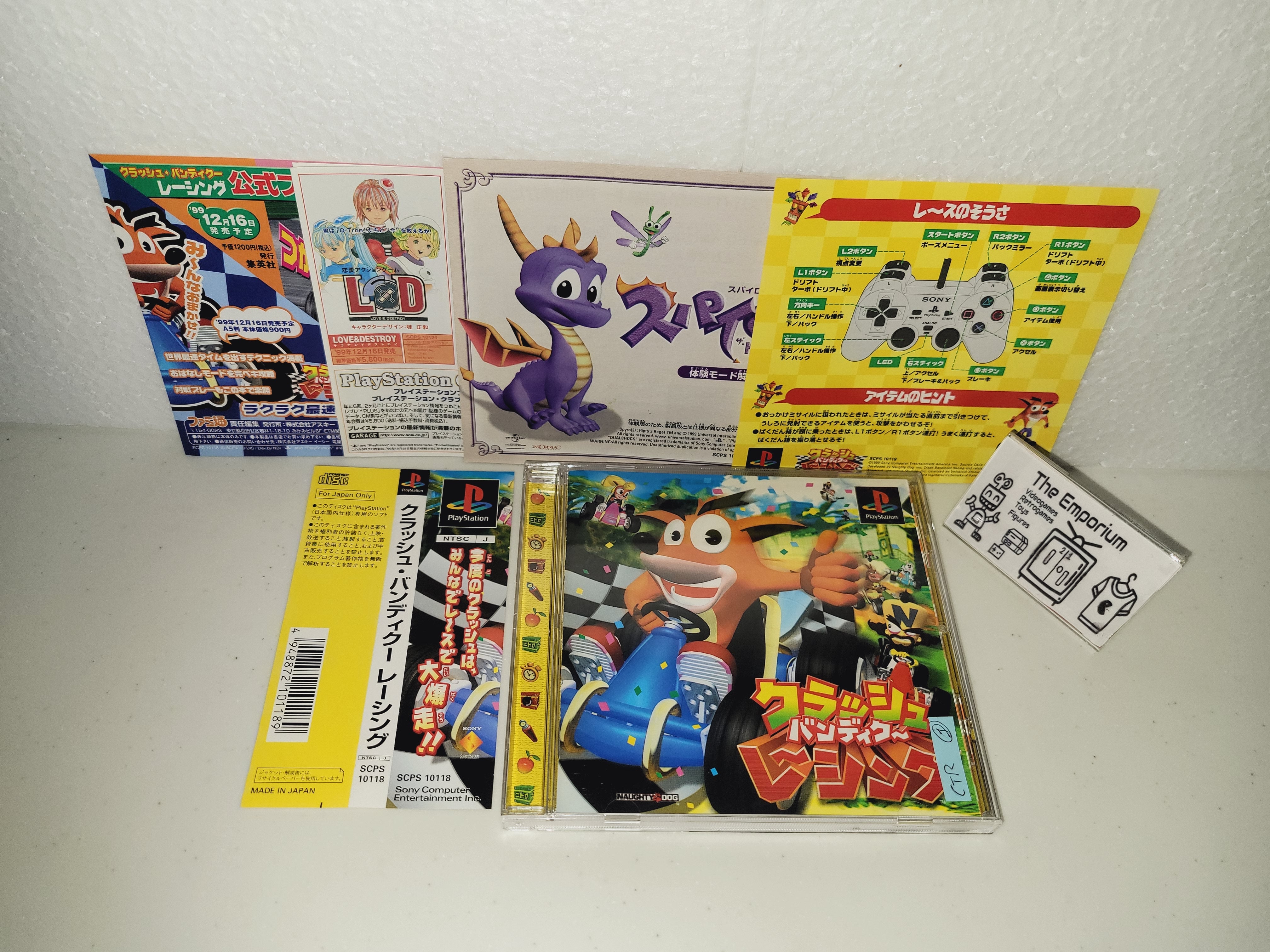 massimo Crash Bandicoot Racing Sony PS1 Playstation The Emporium