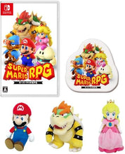 Load image into Gallery viewer, Super Mario RPG + 3 stuffed toys set - Nintendo Switch NSW