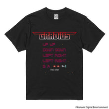 Load image into Gallery viewer, Gradius T-shirt -Black- XL Size - clothing shirts apparel