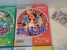 Load image into Gallery viewer, Pokemon Red/blue/yellow/green SET - Nintendo GB GameBoy