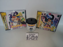 Load image into Gallery viewer, Slayer Royal 1+2+ Lina & Naga teacups with lids Sofmap bonus - Sega Saturn sat stn