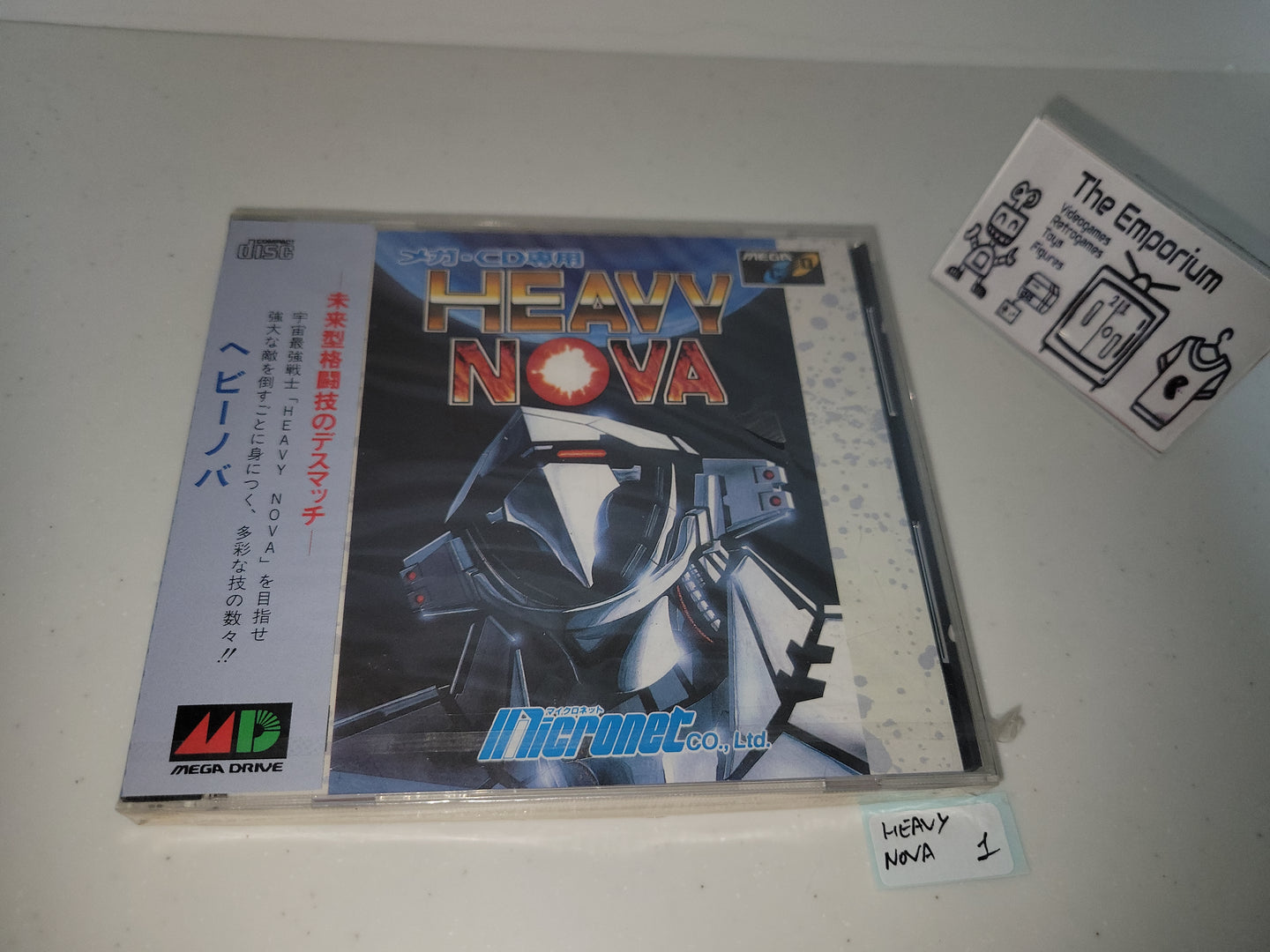 Heavy Nova - Sega MCD MD MegaDrive Mega Cd