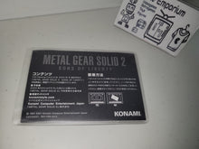 Load image into Gallery viewer, Metal Gear Solid 2 pre release promo card/cd - toy action figure gadgets