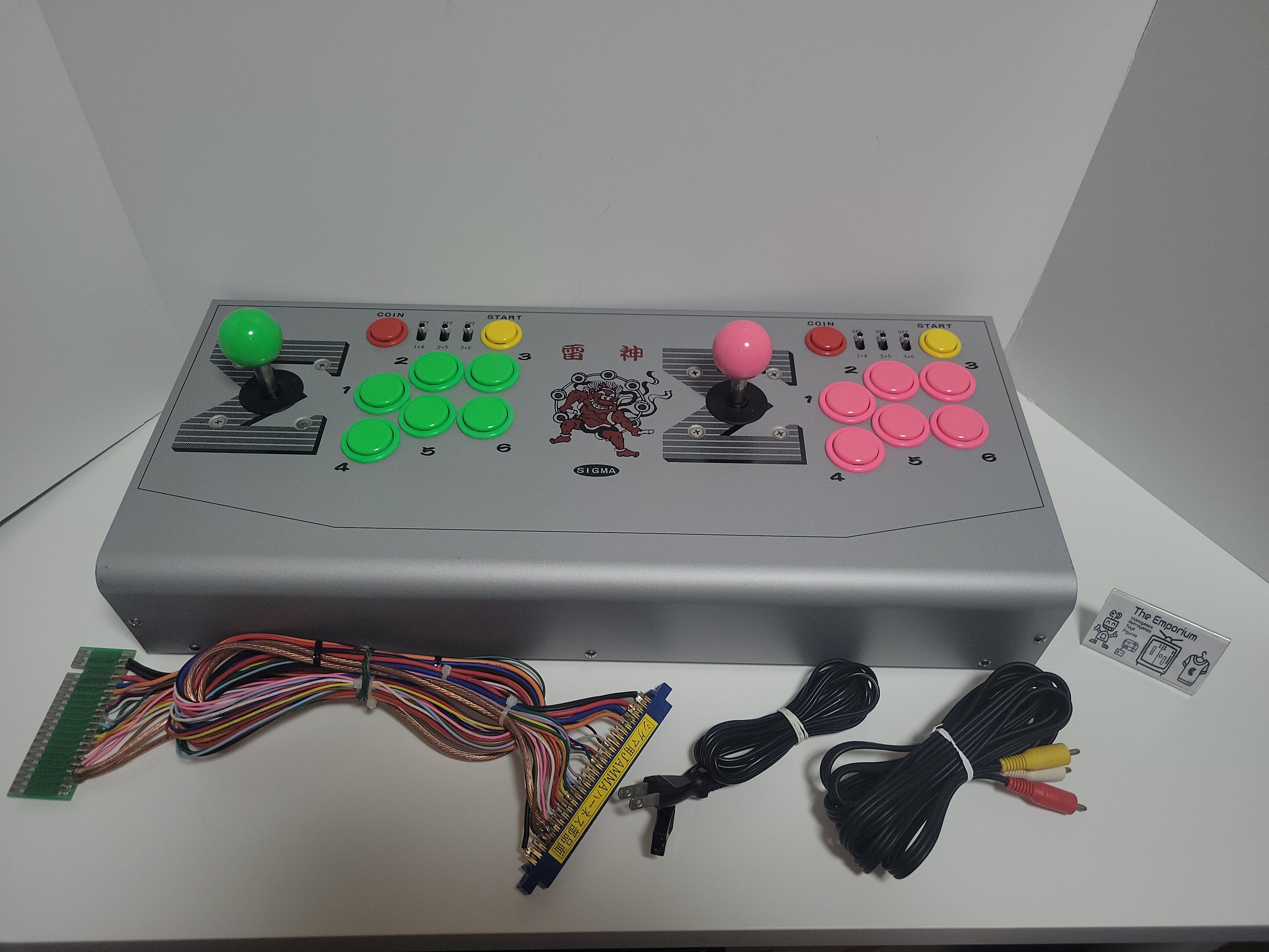 Arcade Jamma Control Box Sigma Raijin - Arcade Pcb Printed