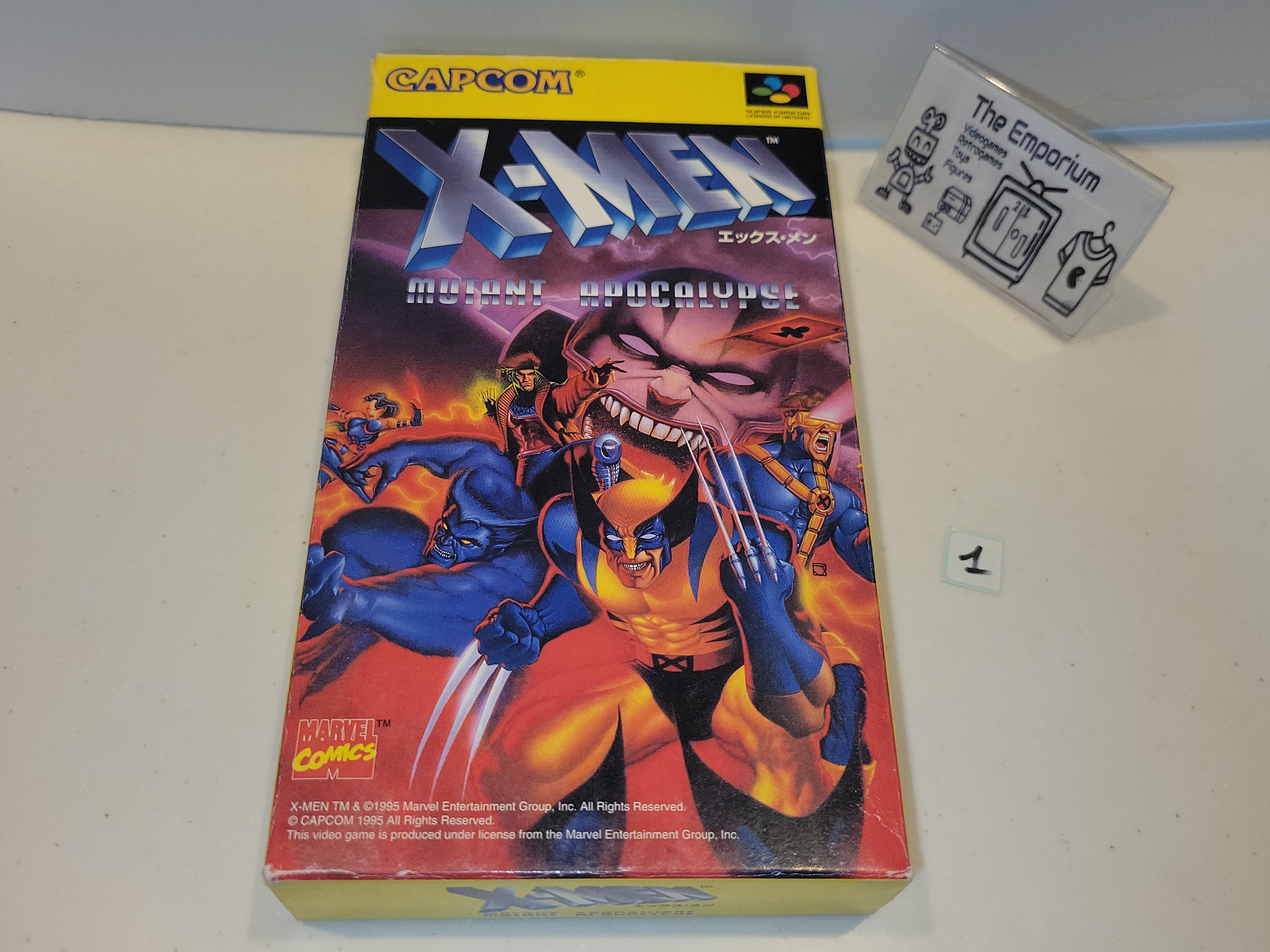BOX ONLY] X-men Mutant Apocalypse - Nintendo Sfc Super Famicom