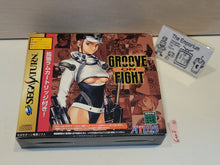 Load image into Gallery viewer, Groove On Fight (w/ 1MB RAM Cart) - Sega Saturn sat stn