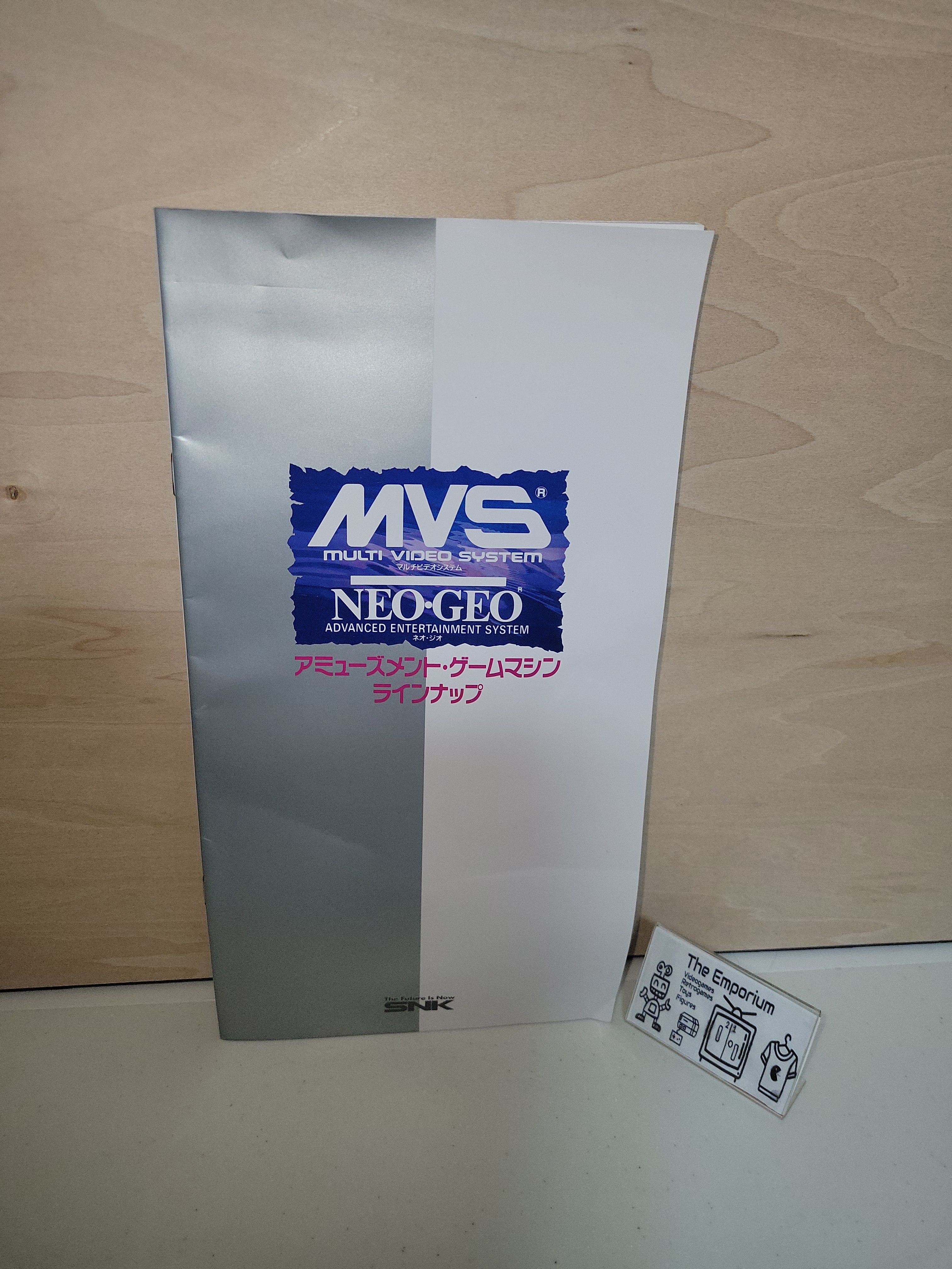 Snk NeoGeo MVS Catalog Arcade poster artset pamphlet The Emporium