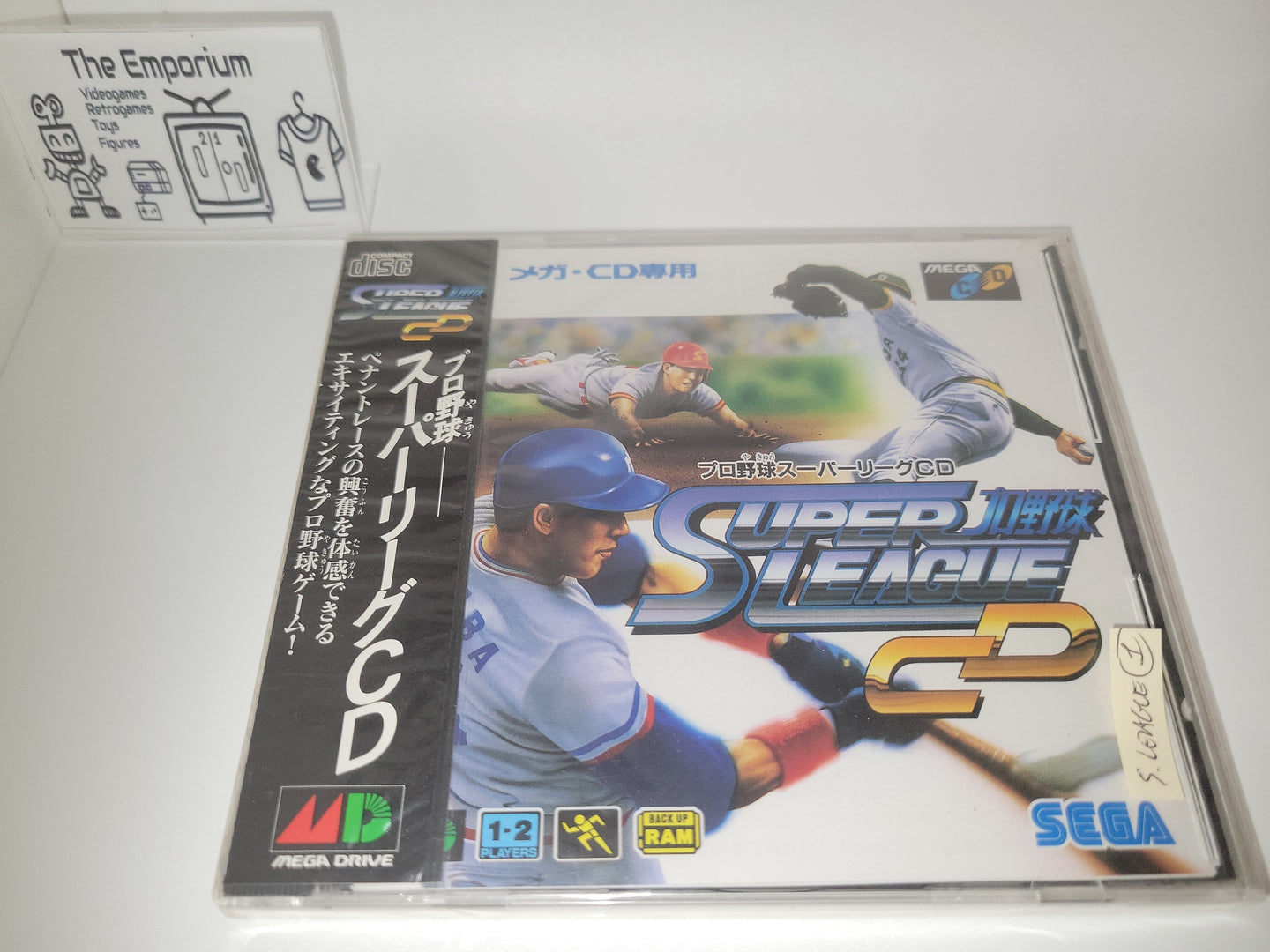 Pro Yakyuu Super League CD - Sega MCD MD MegaDrive Mega Cd