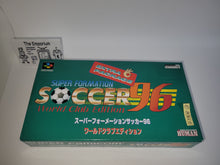 Load image into Gallery viewer, Super Formation Soccer 96: World Club Edition  EXTRA PACKAGE VERSION - Nintendo Sfc Super Famicom