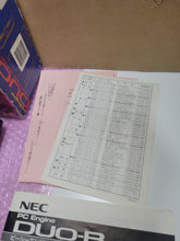 Load image into Gallery viewer, Pc Engine DuoR Console + 3 Games - Nec Pce PcEngine