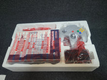 Load image into Gallery viewer, Nintendo 64 Console - black + Perfect Strikers - Nintendo64 N64 Nintendo 64