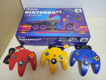 Load image into Gallery viewer, lee - Nintendo 64 Console - black + 3 Extra Controllers - Nintendo64 N64 Nintendo 64