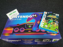 Load image into Gallery viewer, Nintendo 64 Console - black + Perfect Strikers - Nintendo64 N64 Nintendo 64