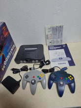 Load image into Gallery viewer, Nintendo 64 Console - black + 4 Games - Nintendo64 N64 Nintendo 64