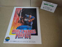 Load image into Gallery viewer, World Heroes Perfect Promo Flyer A4 - arcade artset art set