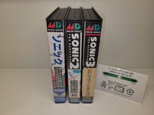 Load image into Gallery viewer, Sonic The Edgehog 1+2+3 Set - Sega MD MegaDrive