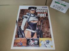 Load image into Gallery viewer, Groove on Fight Promo Flyer A4 - arcade artset art set