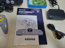 Load image into Gallery viewer, Nintendo 64 Console - black + Perfect Strikers - Nintendo64 N64 Nintendo 64