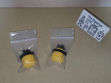 Load image into Gallery viewer, Arcade Push button 24mm Yellow Screw-in (set of 2) - Arcade Pcb Printed Circuit Board