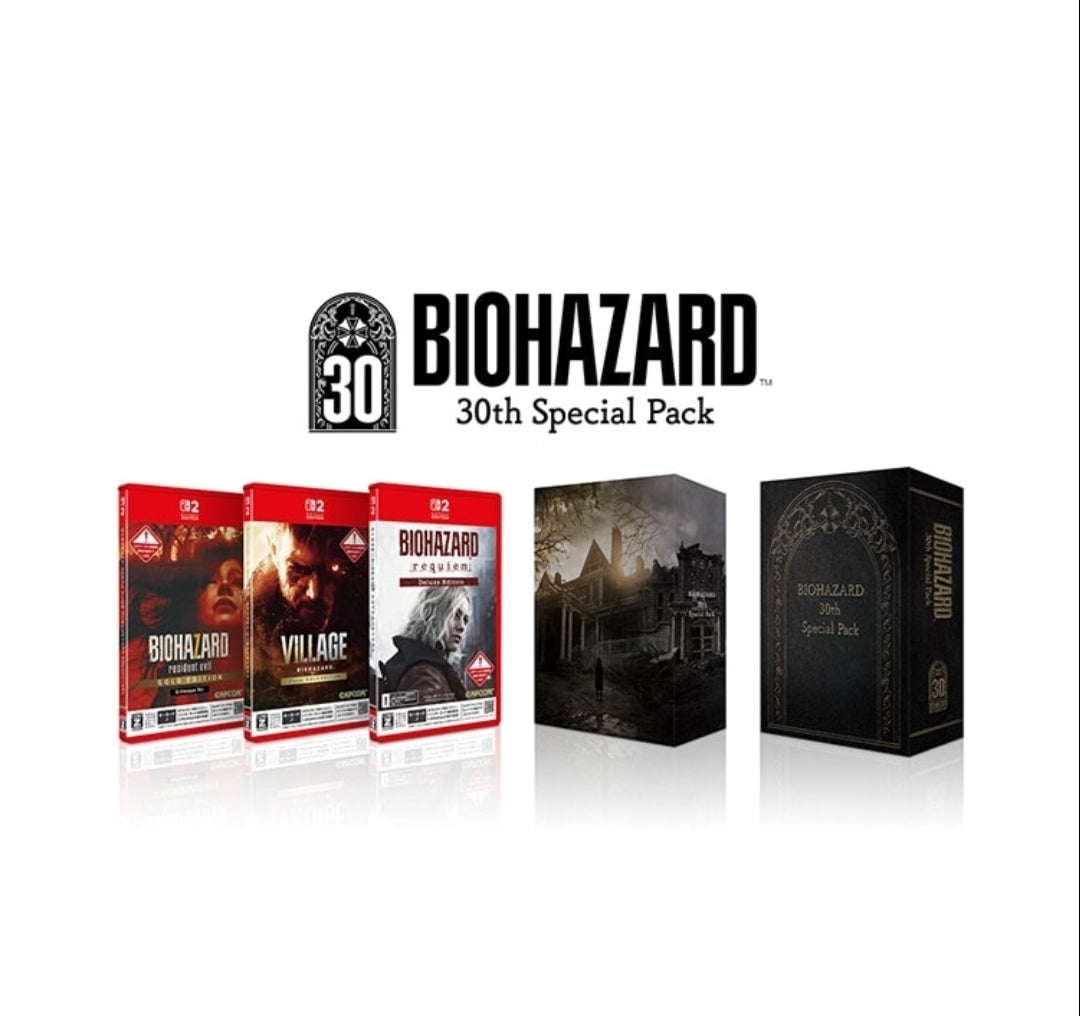 Nintendo Switch BIOHAZARD COLECTORS BOX preorder release date: 27/02/2026 - Biohazard 30th Special Pack