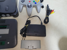 Load image into Gallery viewer, Nintendo 64 Console - black + Tristar64 Adapter - Nintendo64 N64 Nintendo 64