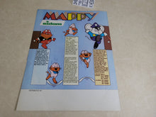 Load image into Gallery viewer, Mappy (Sidam) Promo Flyer A4 - arcade artset art set