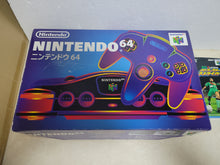 Load image into Gallery viewer, Nintendo 64 Console - black + Perfect Strikers - Nintendo64 N64 Nintendo 64