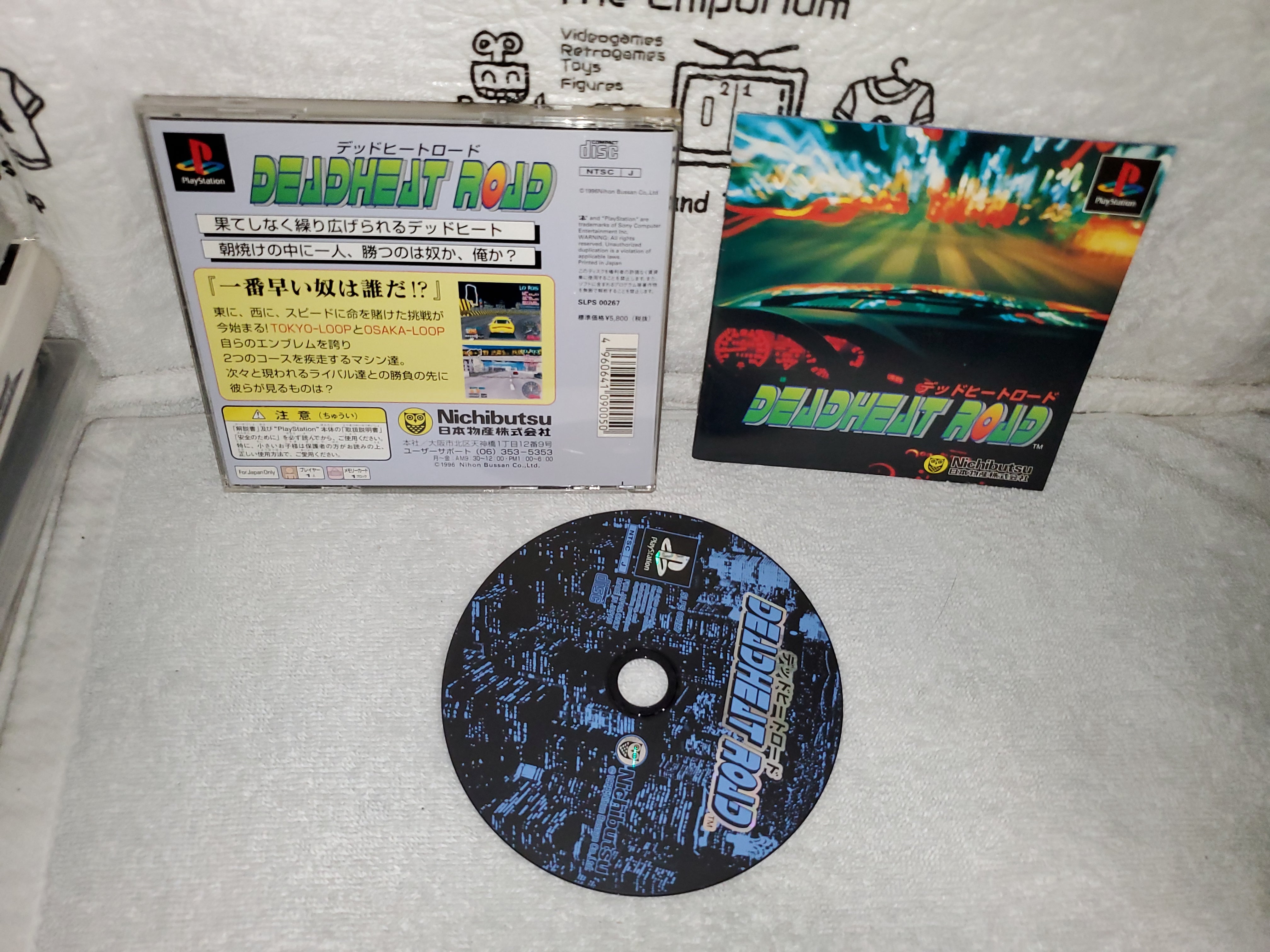 Deadheat Road - PlayStation 1 - Version NTSC-J Japon - Complet - Jeu De Course