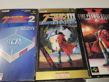 Load image into Gallery viewer, 7 Wrestling games LOT - Nintendo Sfc Super Famicom