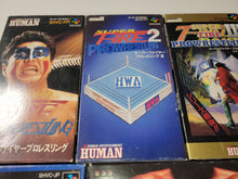 Load image into Gallery viewer, 7 Wrestling games LOT - Nintendo Sfc Super Famicom