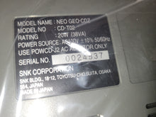 Load image into Gallery viewer, Snk NeoGeo Cdz Console - Snk Neogeo cd ngcd