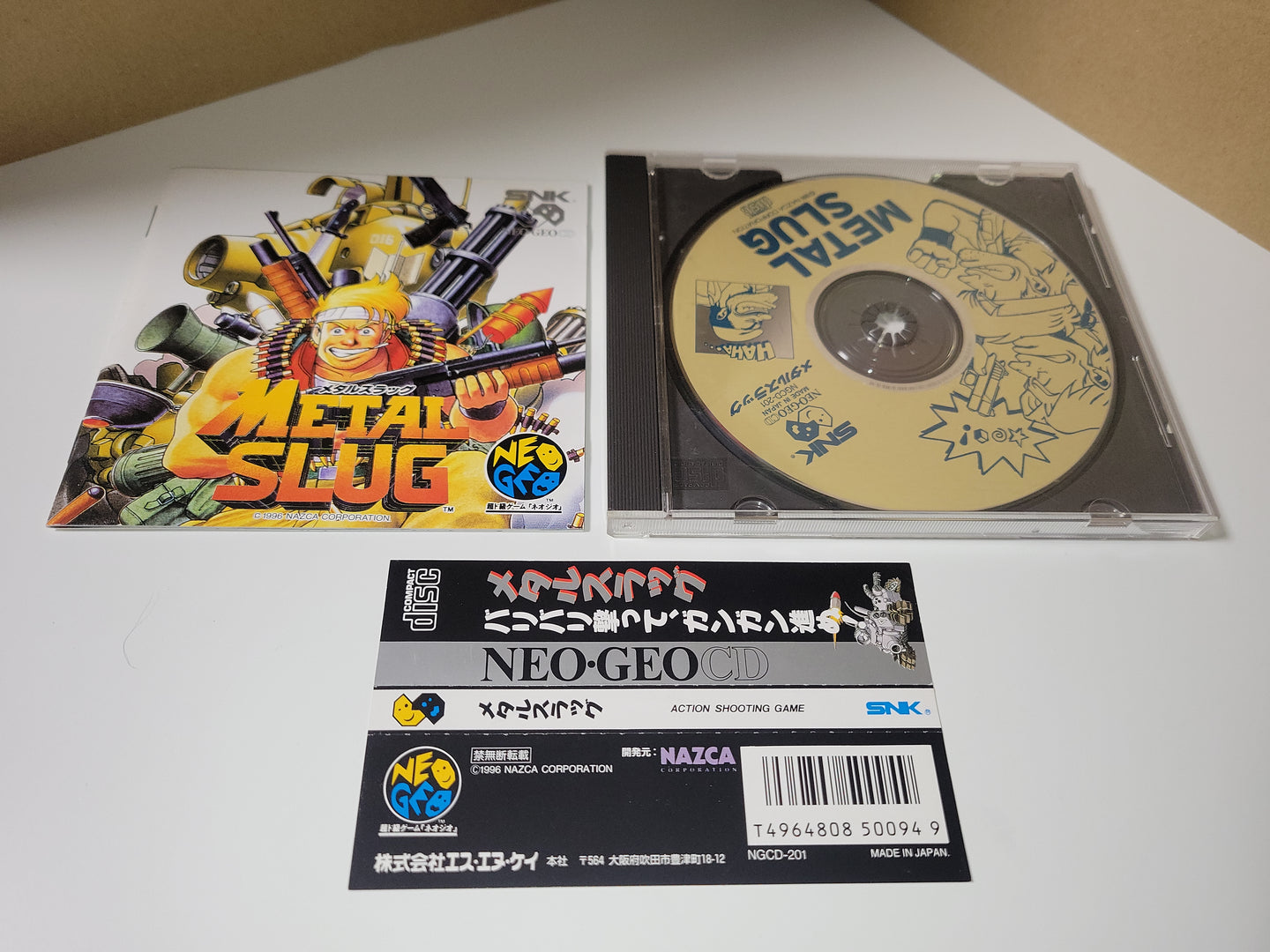Metal Slug - Snk Neogeo cd ngcd