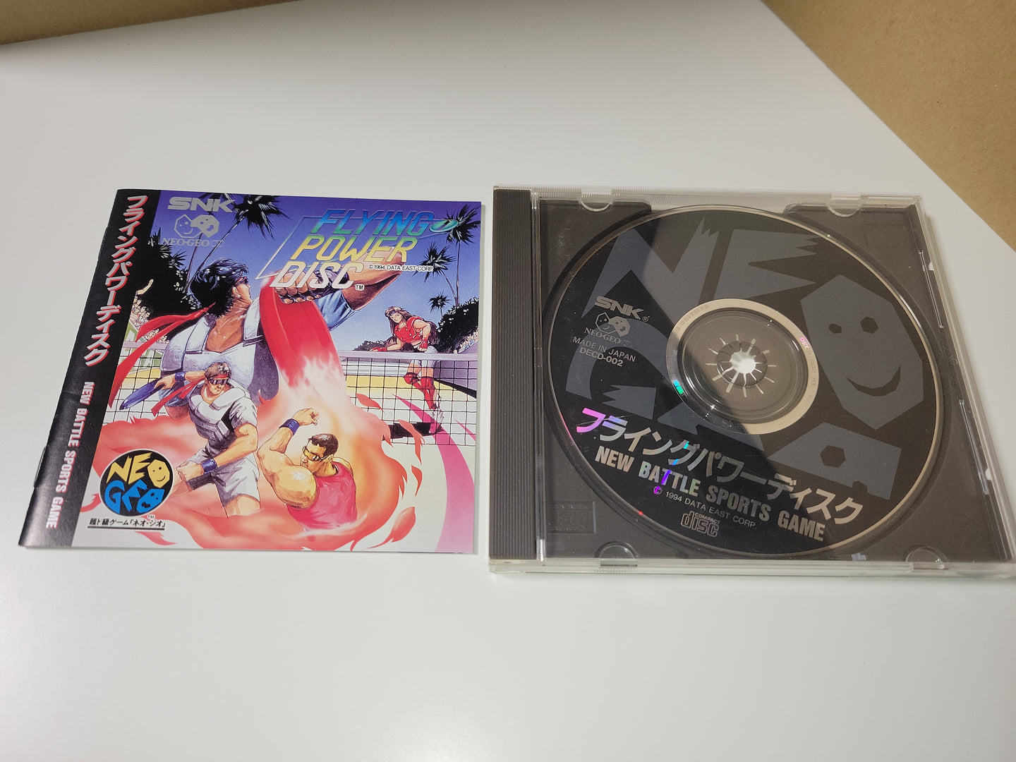 Flying Power Disc / Windjammers - Snk Neogeo cd ngcd