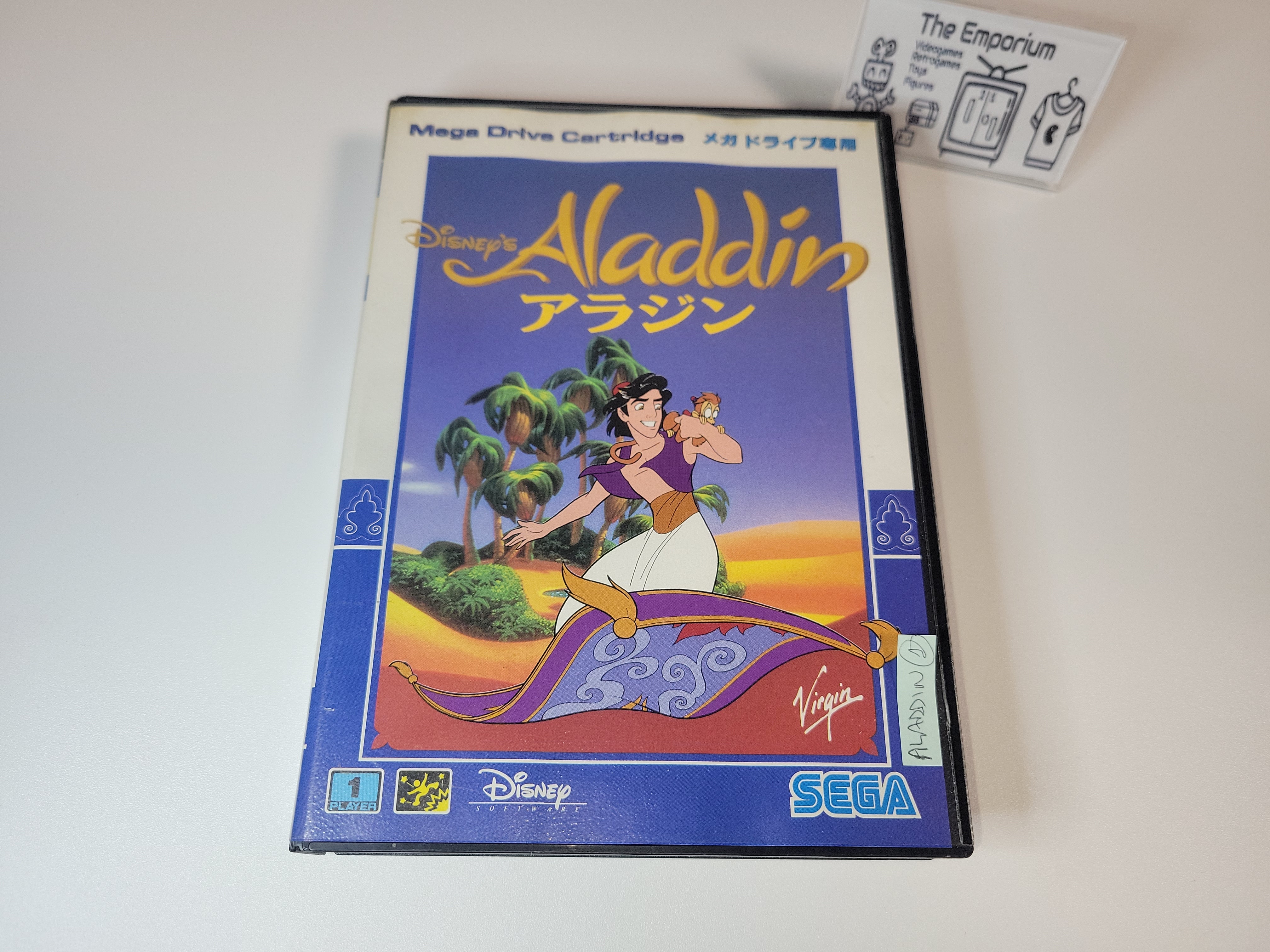 Console Sega Megadrive II - Pack Aladdin - Label Emmaüs