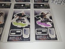 Load image into Gallery viewer, Attack on Titan Acrylic stands figures. full set 8 pieces - toy action figure gadgets