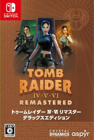 preorder release date: 23-10-2025 - Tomb Raider IV-V-VI Remastered Standard Edition - Nintendo Switch NSW