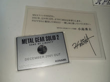 Load image into Gallery viewer, Metal Gear Solid 2 pre release promo card/cd - toy action figure gadgets
