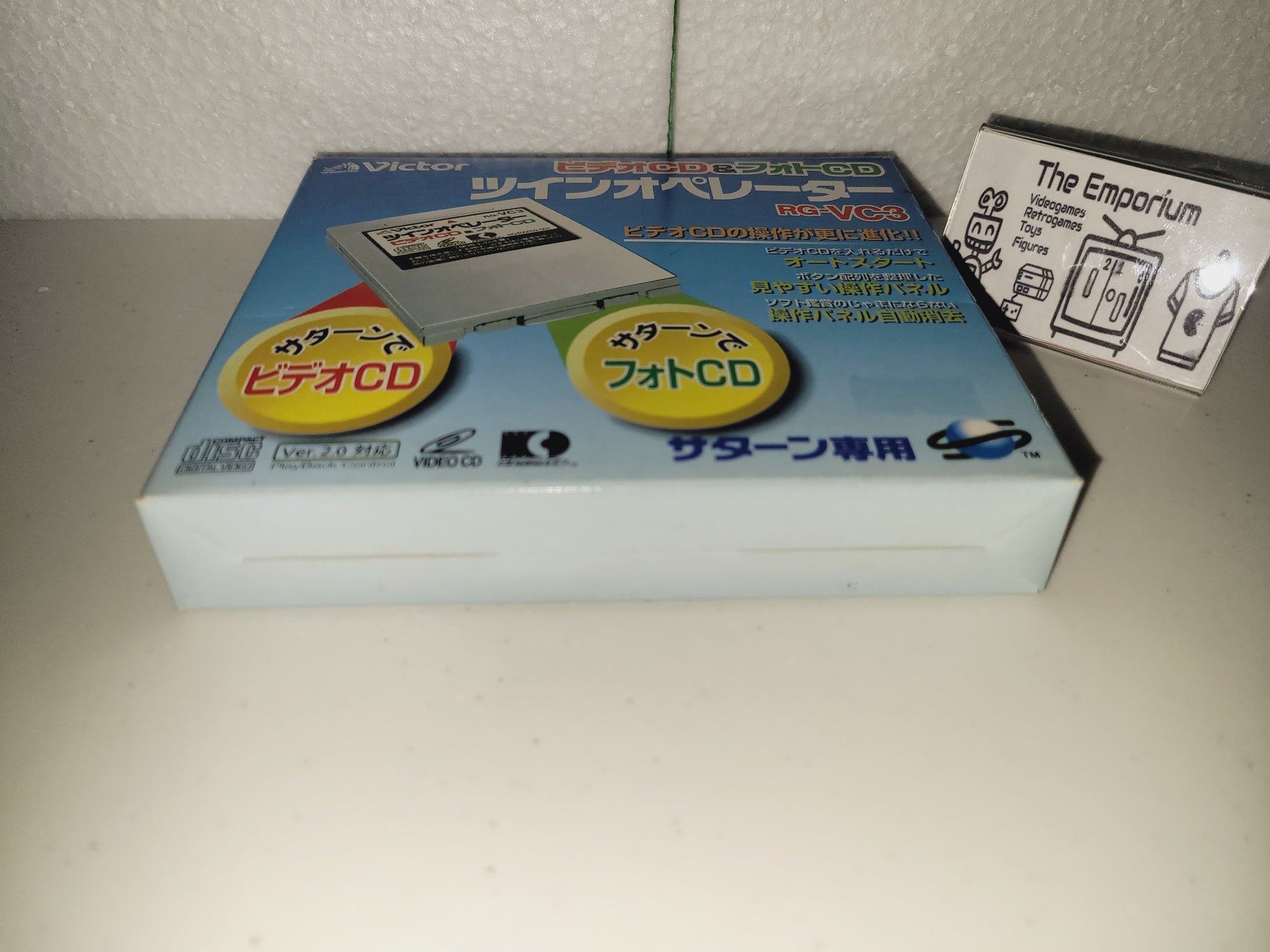 レア　ツインオペレーターVictor RG-VC3 ビデオCD & フォトCD Sega Saturn Exclusive Video CD & Photo CD Twin Operator [RG