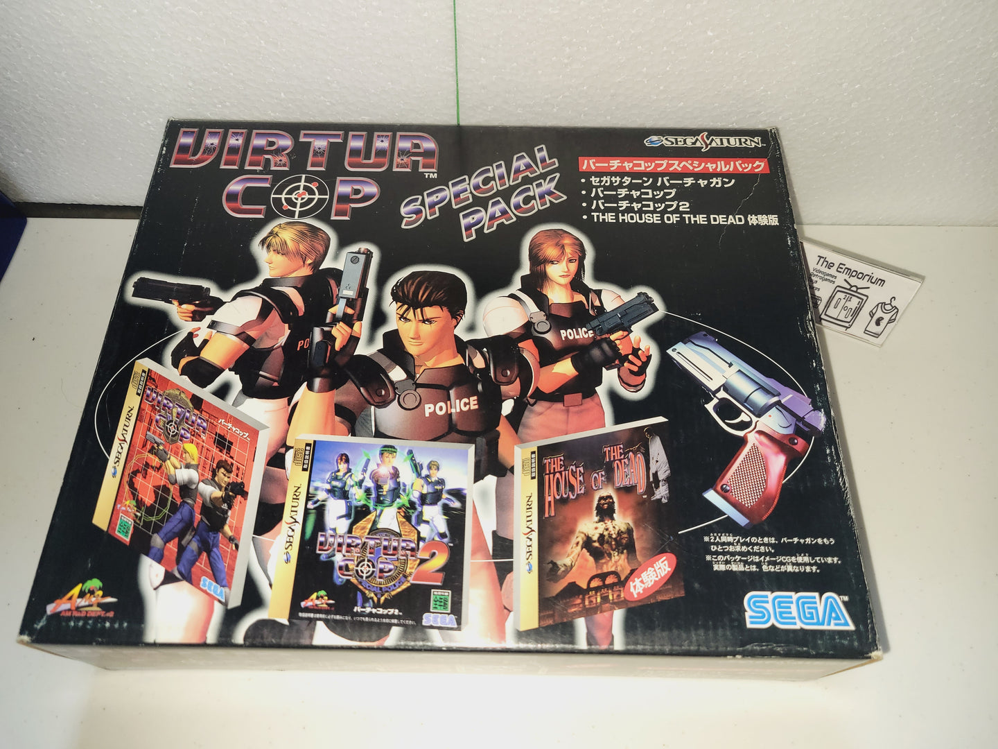 Virtua Cop Special Pack [Limited Edition Virtua Gun Set] - Sega Saturn sat stn