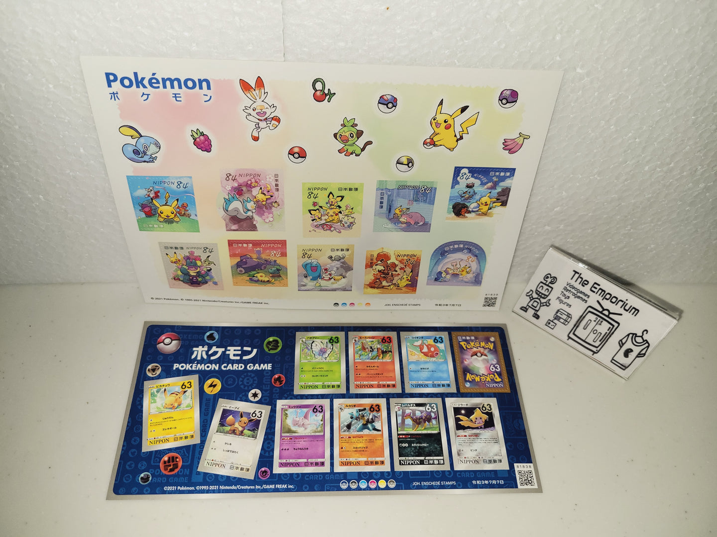 Pokemon Japan post stamps - toy action figure gadgets