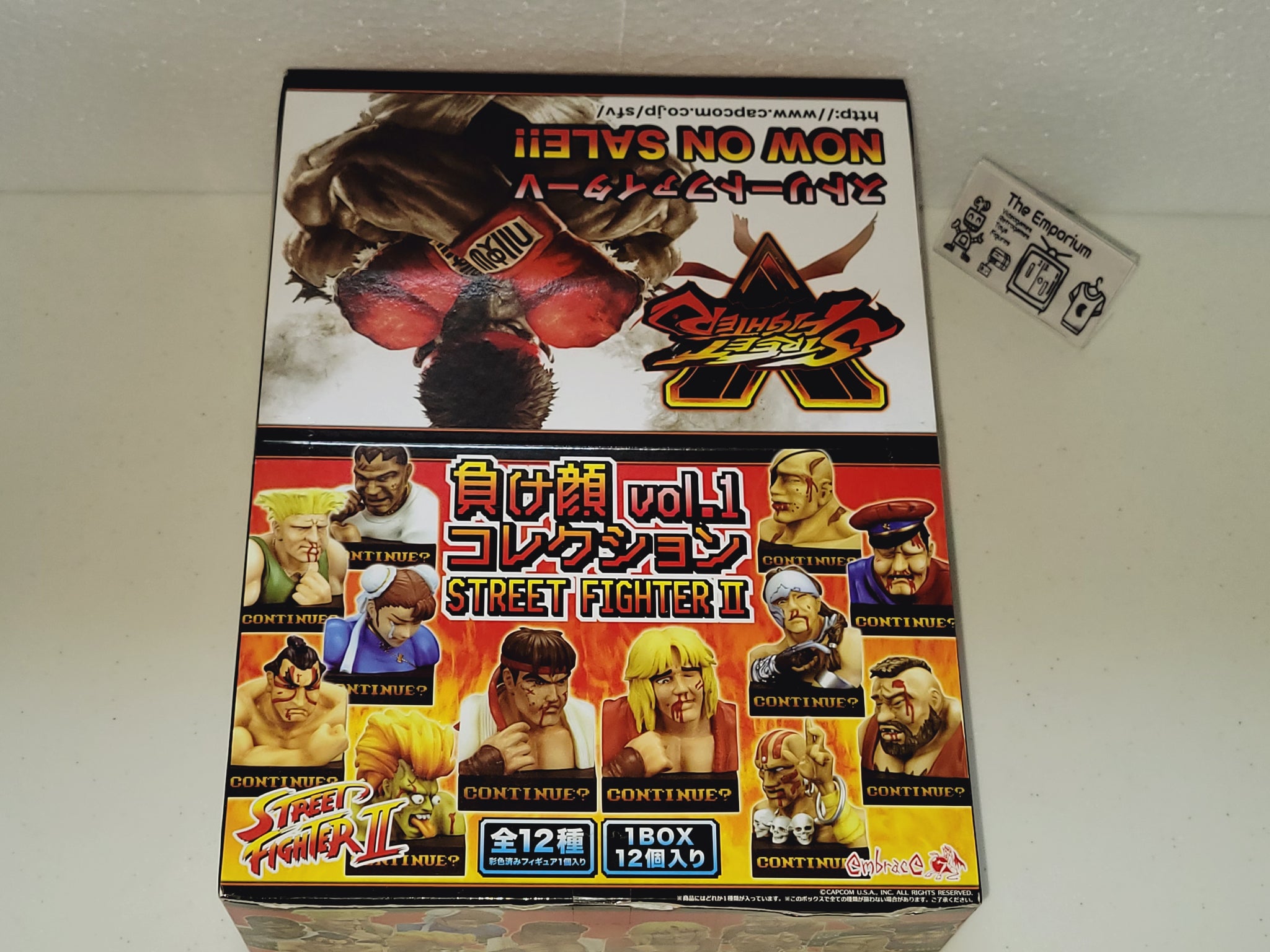 シチリアの追憶 かすたむフェイス ① Street Fighter II Trading Figure Losing Face Collection Vol