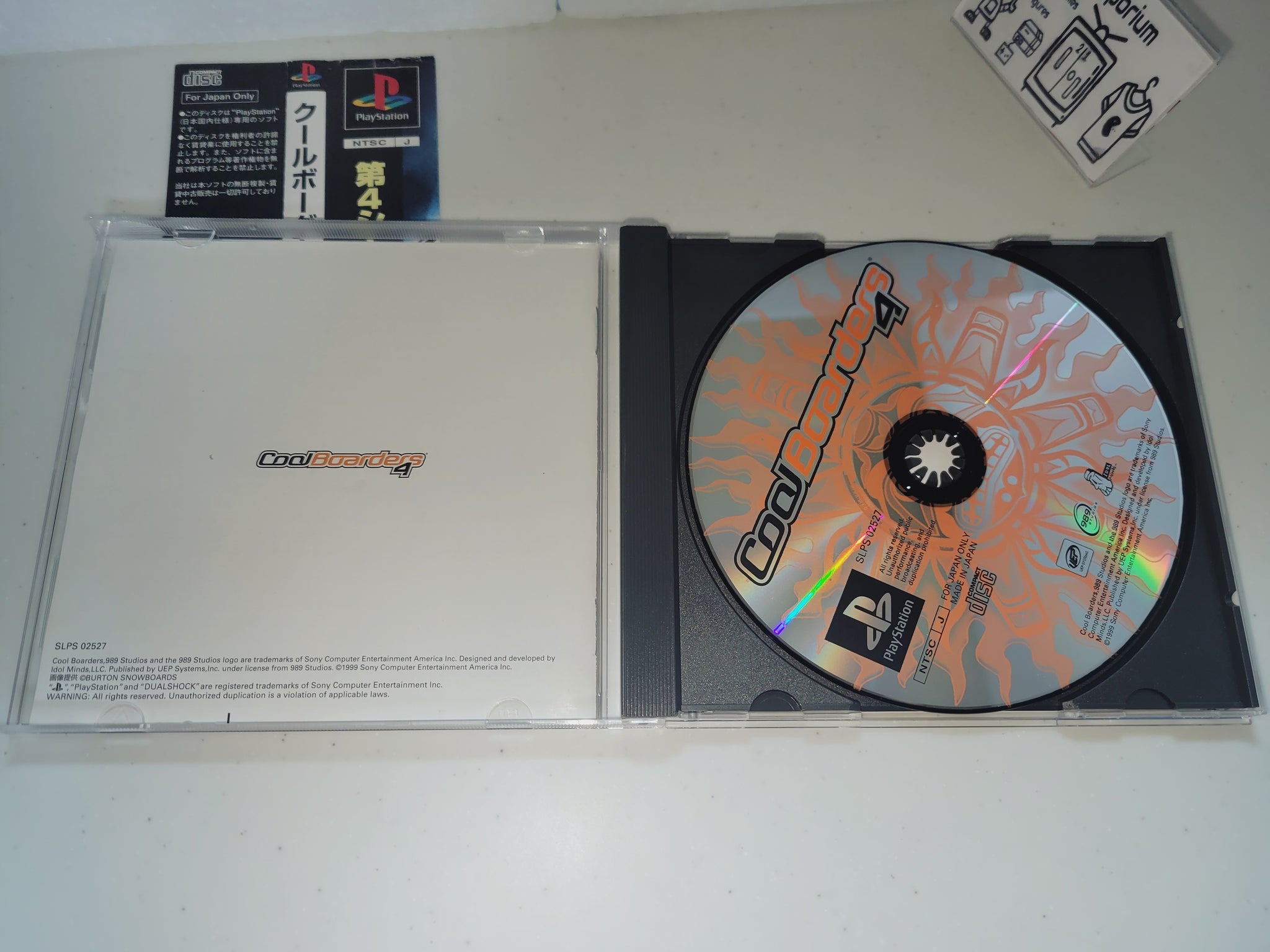 Jeu PlayStation 1 Cool Boarders NTSC-J Japon – Complet En Bon état, édition UEP