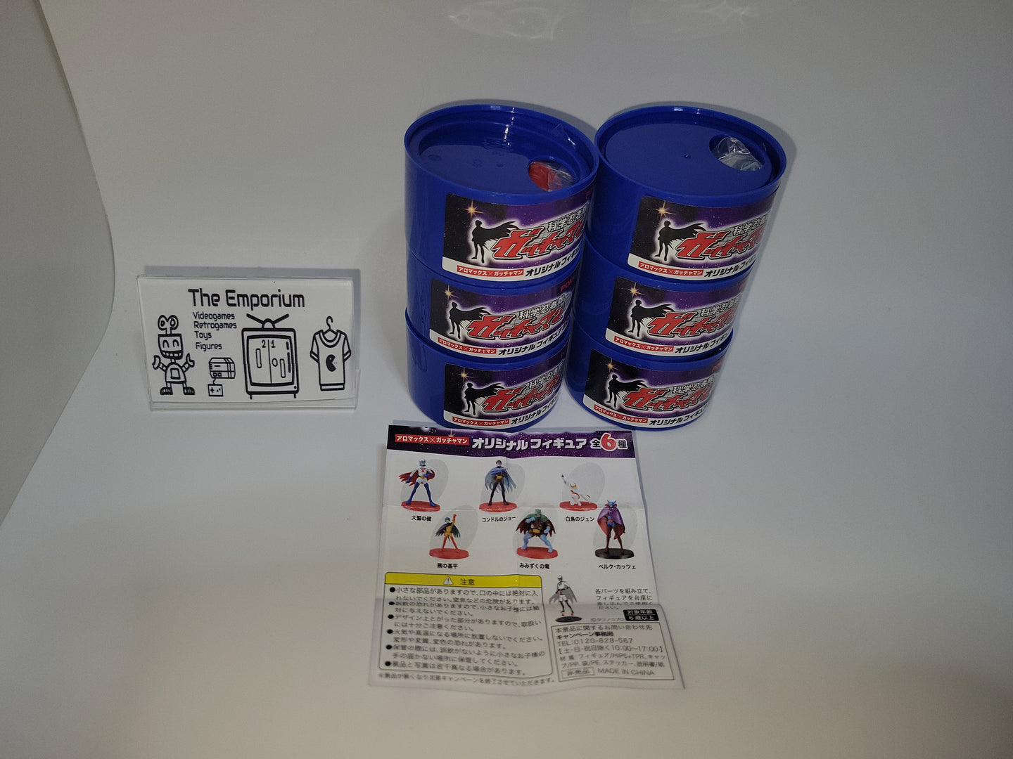Kagaku Ninja-tai Gatchaman gachapon set of 6 -  toy action figure gadgets