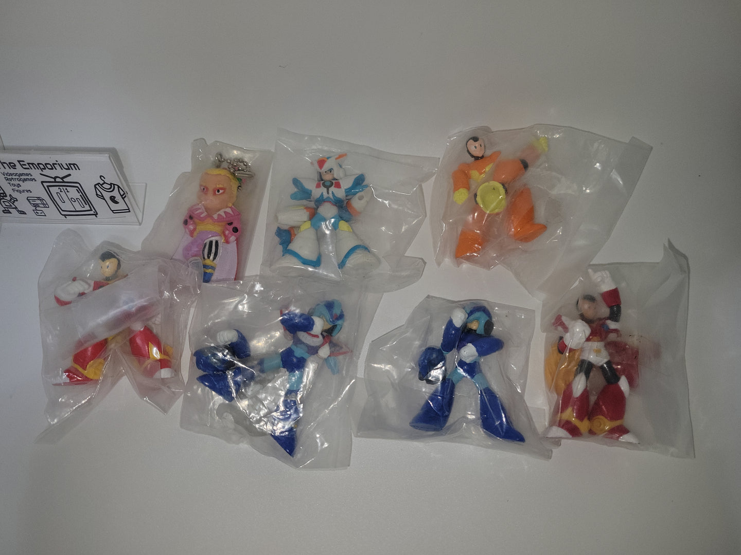 Rockman X vintage Gachapons set - toy action figure gadgets