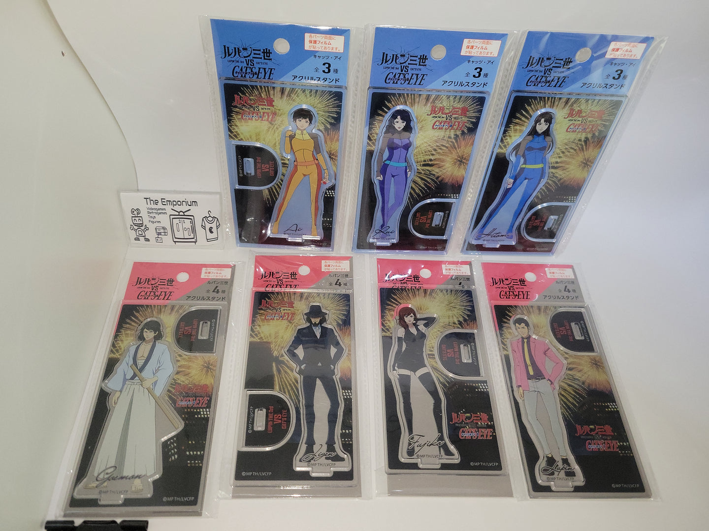 Lupin vs Cat's Eye Acrylic Stands - toy action figure gadgets