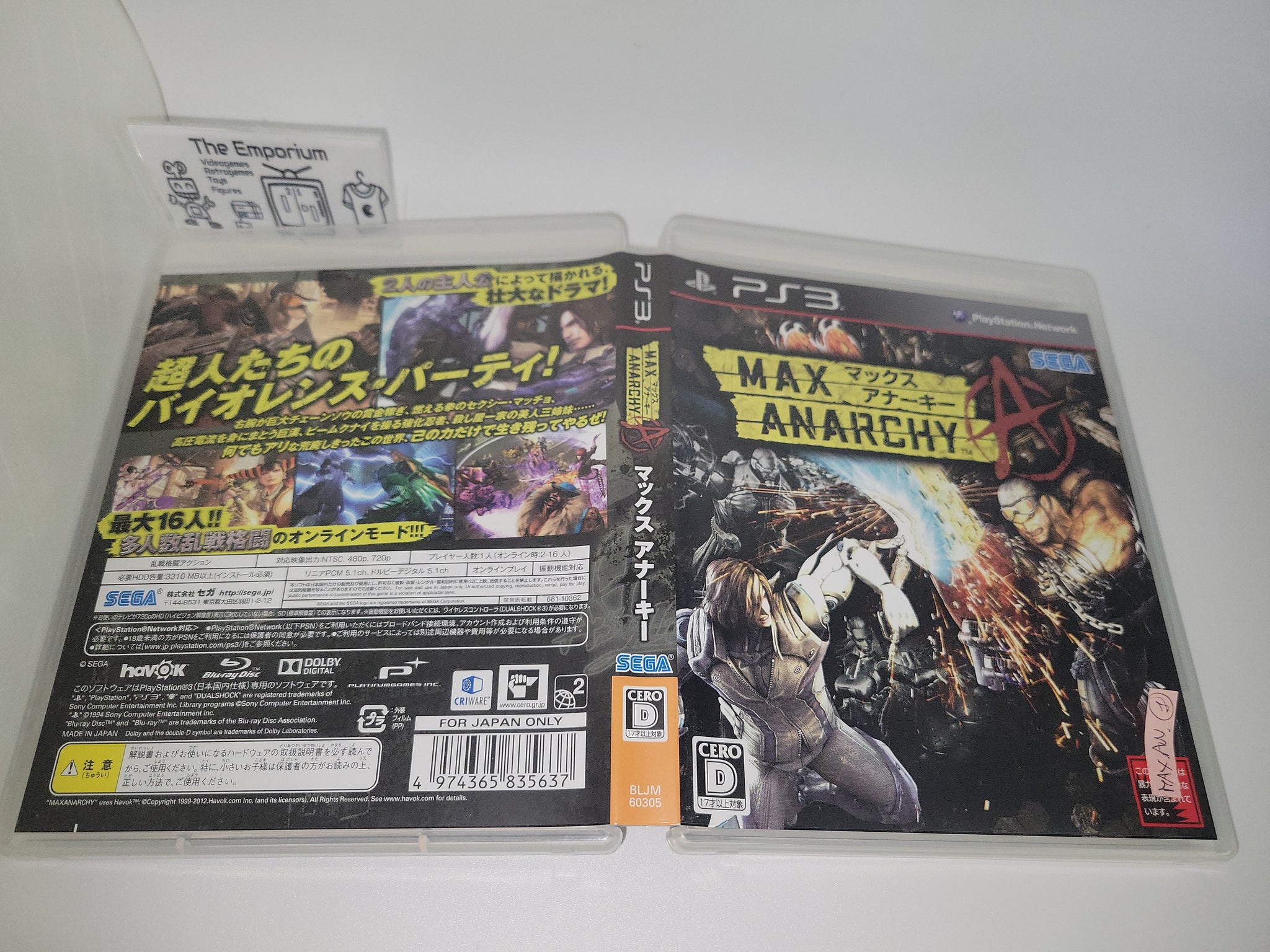 (未使用･未開封品)MAX ANARCHY - PS3 Max Anarchy - Sony PS3 Playstation 3 – The Emporium