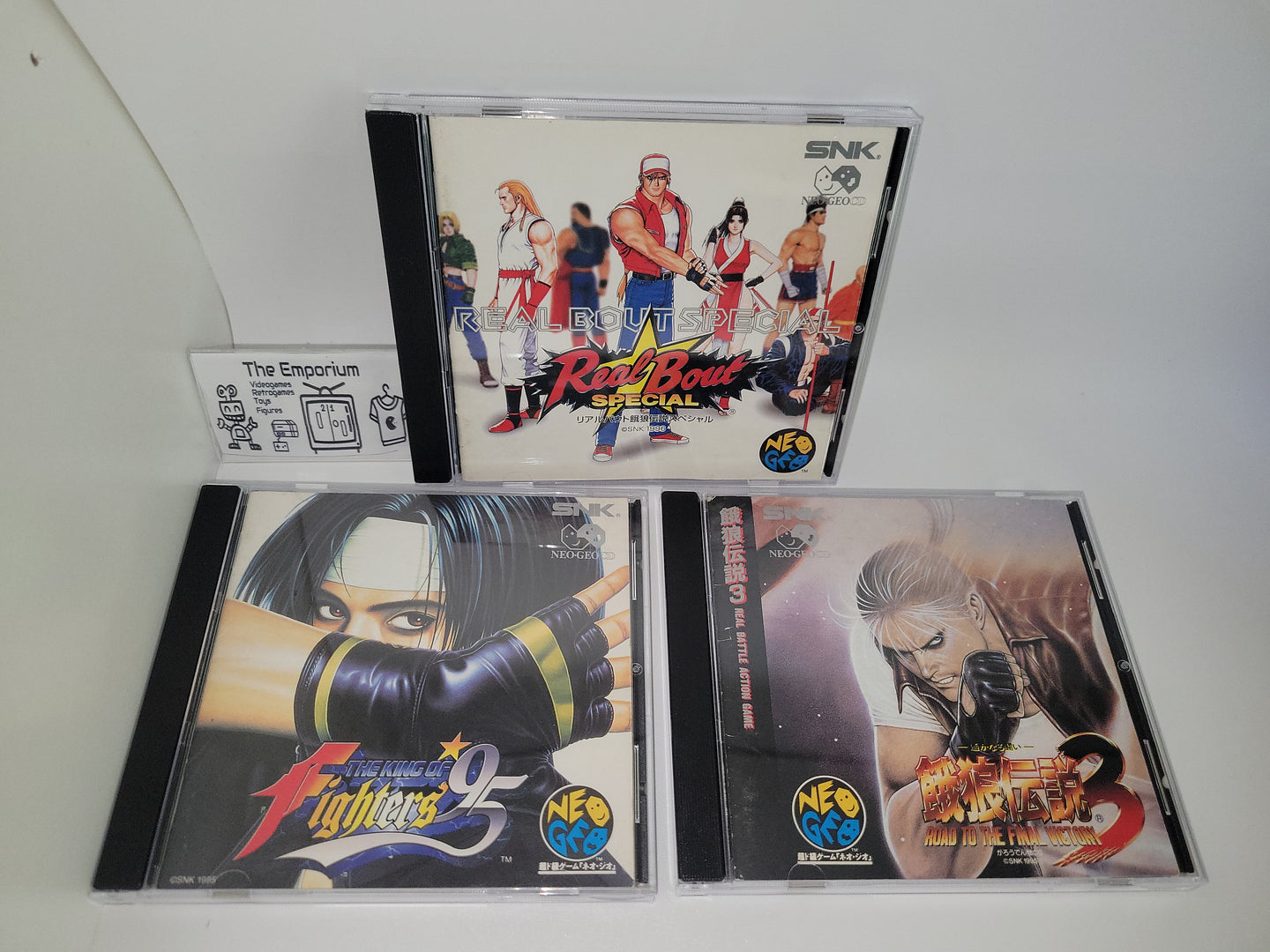 Neogeo Cd 3 games set (kof95, ff3, rbs) - Snk Neogeo cd ngcd