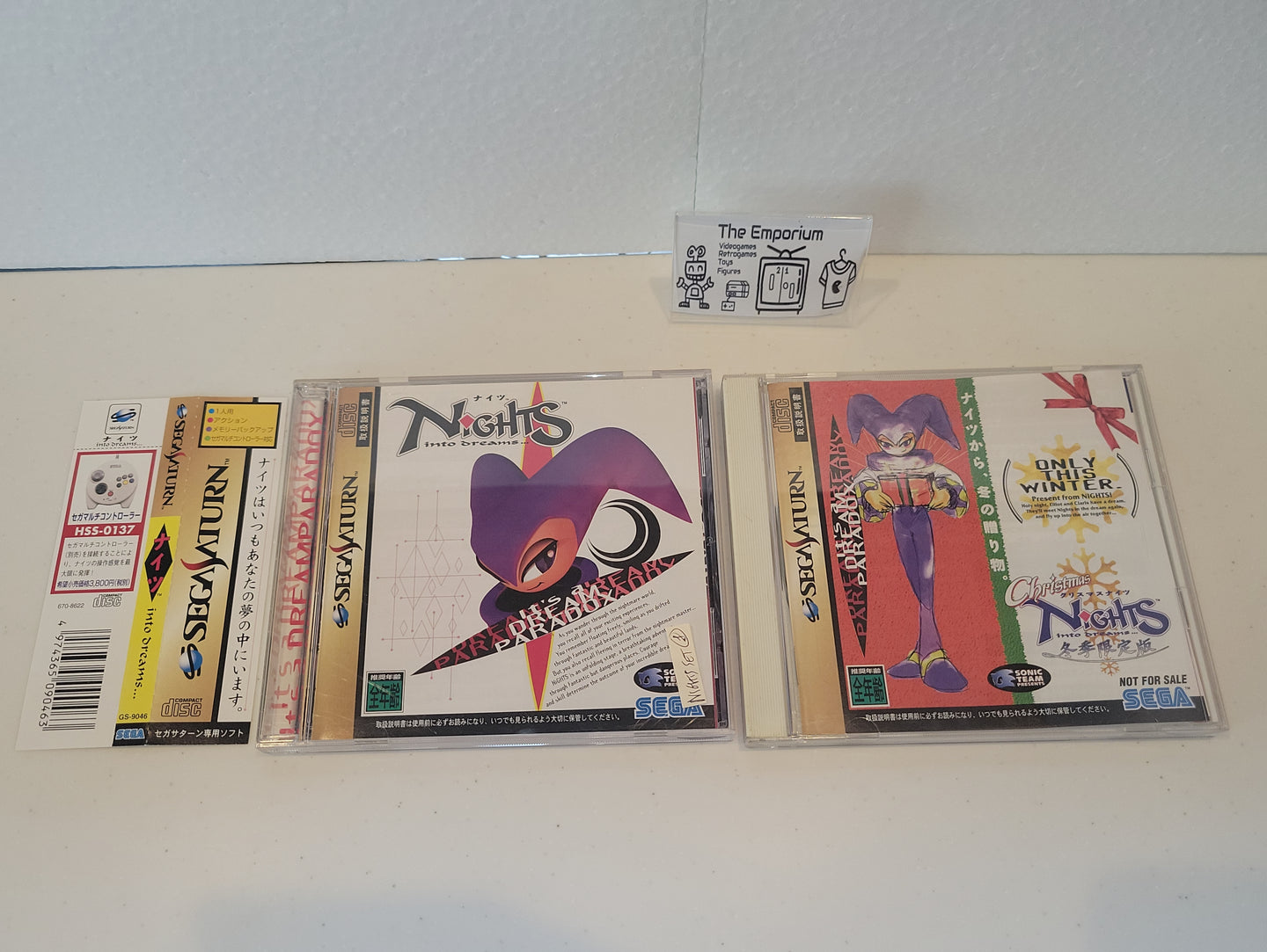 gian - Nights + Christmas Nights Set - Sega Saturn sat stn