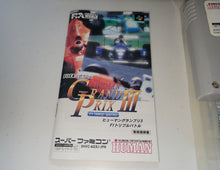 Load image into Gallery viewer, Human Grand Prix III - Nintendo Sfc Super Famicom
